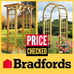 Bradfords Building Supplies - Arches and Pergola Supplies for the Garden