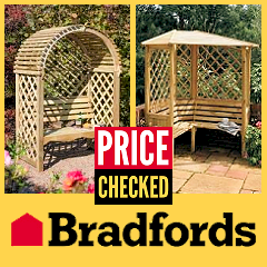 Bradfords Building Supplies - Arbour and Gazebo Supplies for the Garden